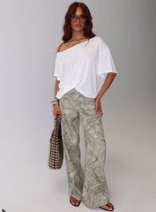 Winny Off Shoulder Tee White