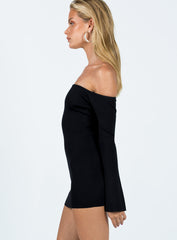 Parisa Long Sleeve Mini Dress Black Tall