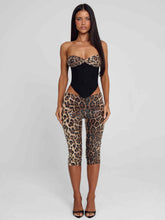 Eira Capri Pant Leopard Sequin