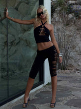 Zhera Capri Pants Black