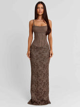 Hadlai Maxi Dress Brown