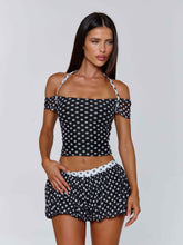 Marlowe Top Black Polka Dot