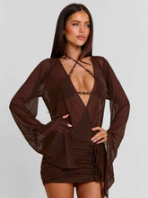 Roberta Mini Dress Chocolate