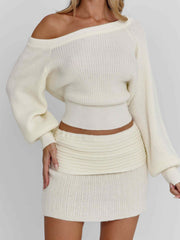 Orena Mini Skirt Ivory